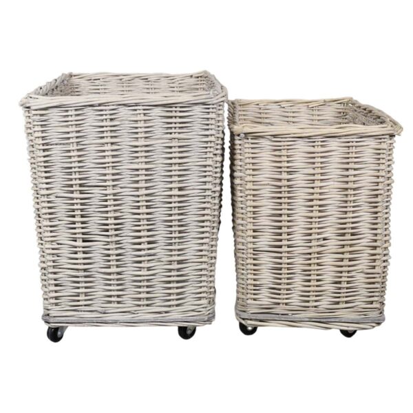 Fonott fűzfa kosár szett