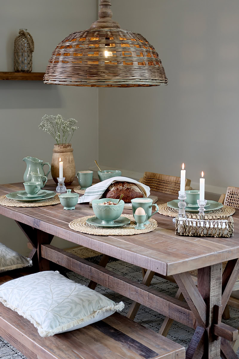 Fonott rattan mennyezeti lámpa - Image 8