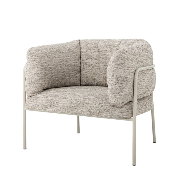 Karel szürke lounge fotel