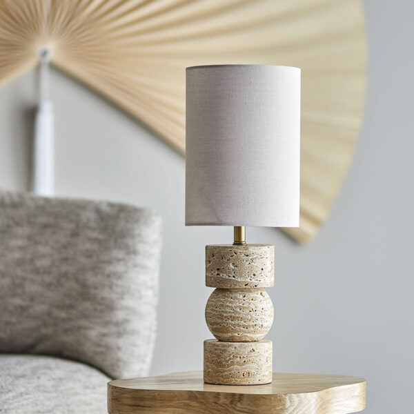 Marci mészkő asztali lámpa