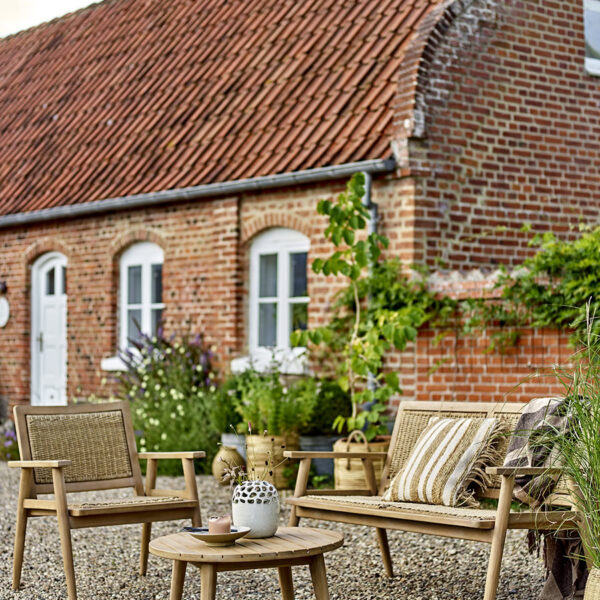 Sorrento kerti szófa akácfa