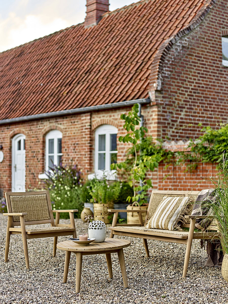 Sorrento kerti szófa akácfa